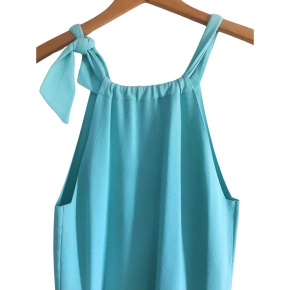 Due Per Due Aqua Halter Tank L NWT - Picture 2 of 4